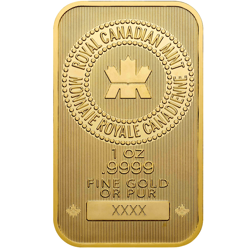 Image pour Lingot d’or de 1 oz de la Monnaie royale canadienne à partir de Métaux précieux TD